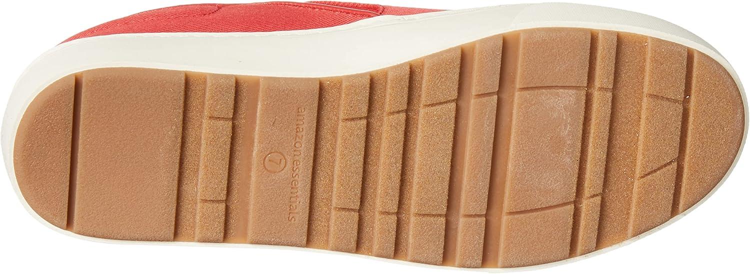 imageAmazon Essentials Womens Comfortable Slip on SneakerRed