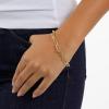 imageAmazon Essentials 14k Gold Plated or Silver Plated Chunky Chain Link Bracelet 75quotYellow Gold