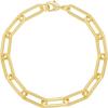 imageAmazon Essentials 14k Gold Plated or Silver Plated Chunky Chain Link Bracelet 75quotYellow Gold
