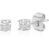 imageAmazon Essentials 025 to 1 Carat IGI Certified Solitaire Lab Grown Diamond Stud Earrings for Women in 14k Gold  4 Prong Round Cut GH Color VS1VS2 ClarityWhite Gold