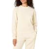 imageAmazon Essentials x Sofia Grainge Womens Boxy Drop Shoulder Crewneck SweatshirtIvory