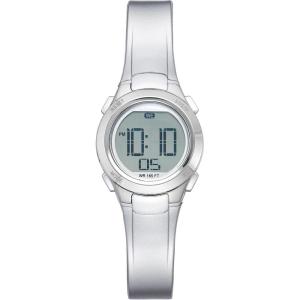 imageAmazon Essentials Womens Digital Chronograph Resin Strap WatchSilver