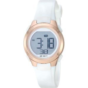 imageAmazon Essentials Womens Digital Chronograph Resin Strap WatchWhiteRose Gold