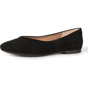 imageAmazon Essentials womens Comfortable SquareToe Slip On Ballet Flat