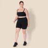 imageAmazon Essentials Womens Active FormFlex Buttery Soft High Waist Yoga Biker ShortsBlack
