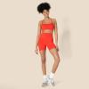 imageAmazon Essentials Womens Active FormFlex Buttery Soft High Waist Yoga Biker ShortsBright Red