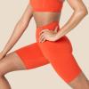 imageAmazon Essentials Womens Active FormFlex Buttery Soft High Waist Yoga Biker ShortsBright Red