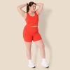 imageAmazon Essentials Womens Active FormFlex Buttery Soft High Waist Yoga Biker ShortsBright Red