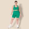 imageAmazon Essentials Womens Active FormFlex Buttery Soft High Waist Yoga Biker ShortsEmerald Green