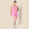 imageAmazon Essentials Womens Active FormFlex Buttery Soft High Waist Yoga Biker ShortsFlamingo Pink