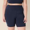 imageAmazon Essentials Womens Active FormFlex Buttery Soft High Waist Yoga Biker ShortsNavy