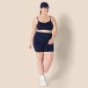 imageAmazon Essentials Womens Active FormFlex Buttery Soft High Waist Yoga Biker ShortsNavy