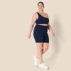 imageAmazon Essentials Womens Active FormFlex Buttery Soft High Waist Yoga Biker ShortsNavy