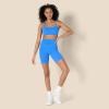 imageAmazon Essentials Womens Active FormFlex Buttery Soft High Waist Yoga Biker ShortsOcean Blue