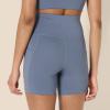 imageAmazon Essentials Womens Active FormFlex Buttery Soft High Waist Yoga Biker ShortsSlate Grey