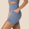 imageAmazon Essentials Womens Active FormFlex Buttery Soft High Waist Yoga Biker ShortsSlate Grey