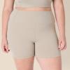 imageAmazon Essentials Womens Active FormFlex Buttery Soft High Waist Yoga Biker ShortsTaupe