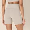 imageAmazon Essentials Womens Active FormFlex Buttery Soft High Waist Yoga Biker ShortsTaupe