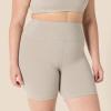 imageAmazon Essentials Womens Active FormFlex Buttery Soft High Waist Yoga Biker ShortsTaupe