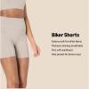 imageAmazon Essentials Womens Active FormFlex Buttery Soft High Waist Yoga Biker ShortsTaupe