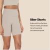 imageAmazon Essentials Womens Active FormFlex Buttery Soft High Waist Yoga Biker ShortsTaupe