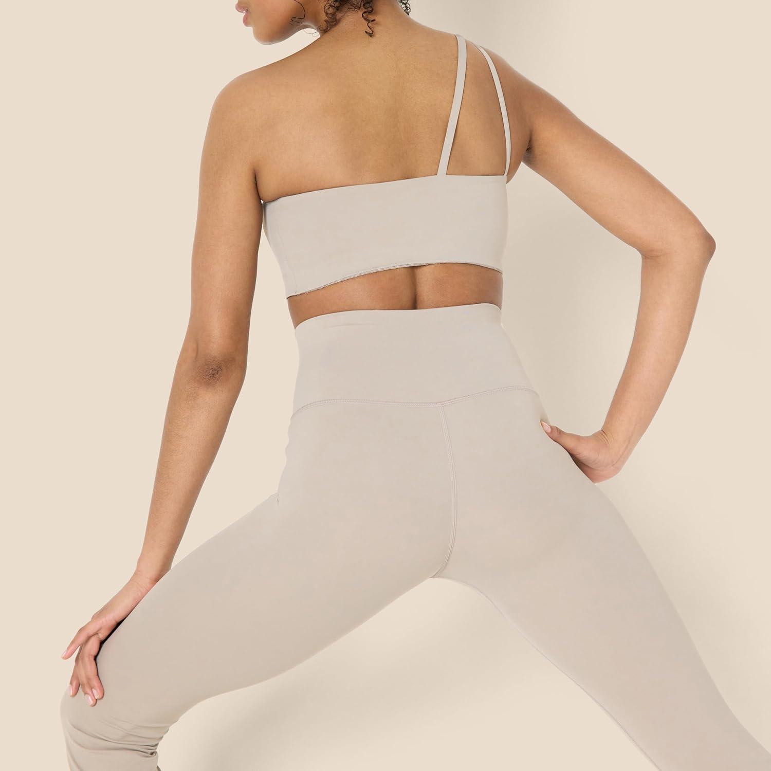 imageAmazon Essentials Womens Active FormFlex Buttery Soft High Waist Bootcut 315quot Inseam Full Length Yoga Pant LeggingsTaupe