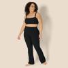 imageAmazon Essentials Womens Active FormFlex Buttery Soft High Waist Bootcut 315quot Inseam Full Length Yoga Pant LeggingsBlack
