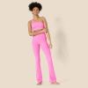 imageAmazon Essentials Womens Active FormFlex Buttery Soft High Waist Bootcut 315quot Inseam Full Length Yoga Pant LeggingsFlamingo Pink