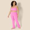 imageAmazon Essentials Womens Active FormFlex Buttery Soft High Waist Bootcut 315quot Inseam Full Length Yoga Pant LeggingsFlamingo Pink