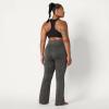 imageAmazon Essentials Womens Active FormFlex Buttery Soft High Waist Bootcut 315quot Inseam Full Length Yoga Pant LeggingsSpace Dye Graphite