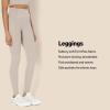 imageAmazon Essentials Womens Active FormFlex Buttery Soft High Waist Yoga Workout LeggingsTaupe