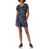 imageAmazon Essentials Womens Active Quick Dry Tech Stretch ShortSleeve VNeck TShirt Available in Plus Size Pack of 2BlackNavy Camo