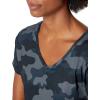 imageAmazon Essentials Womens Active Quick Dry Tech Stretch ShortSleeve VNeck TShirt Available in Plus Size Pack of 2BlackNavy Camo