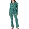 imageAmazon Essentials x Sofia Grainge Matching Holiday Family Pajama SetsDark Sage Green Holiday