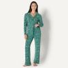 imageAmazon Essentials x Sofia Grainge Matching Holiday Family Pajama SetsDark Sage Green Holiday