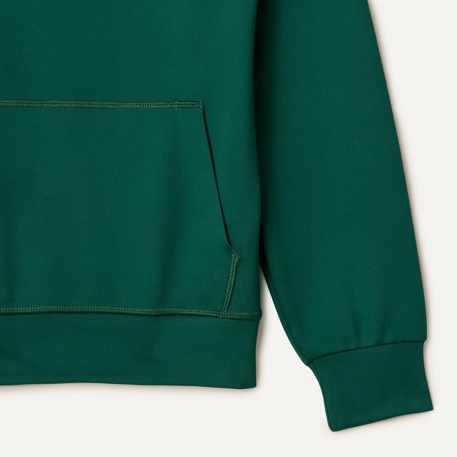 imageAmazon Essentials Boys Active Performance Stretch Knit Athletic Hoodie SweatshirtDark Green