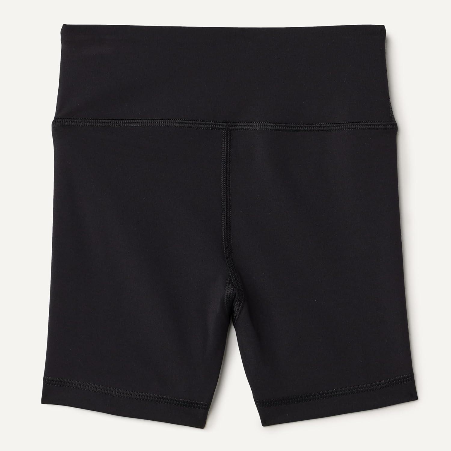 imageAmazon Essentials Girls Athletic Total Train Dance Volleyball Bike Shorts with 3quot InseamBlack