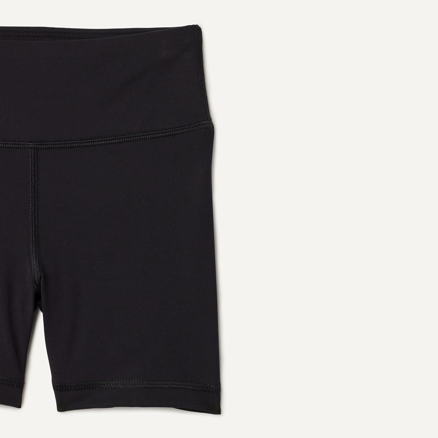 imageAmazon Essentials Girls Athletic Total Train Dance Volleyball Bike Shorts with 3quot InseamBlack