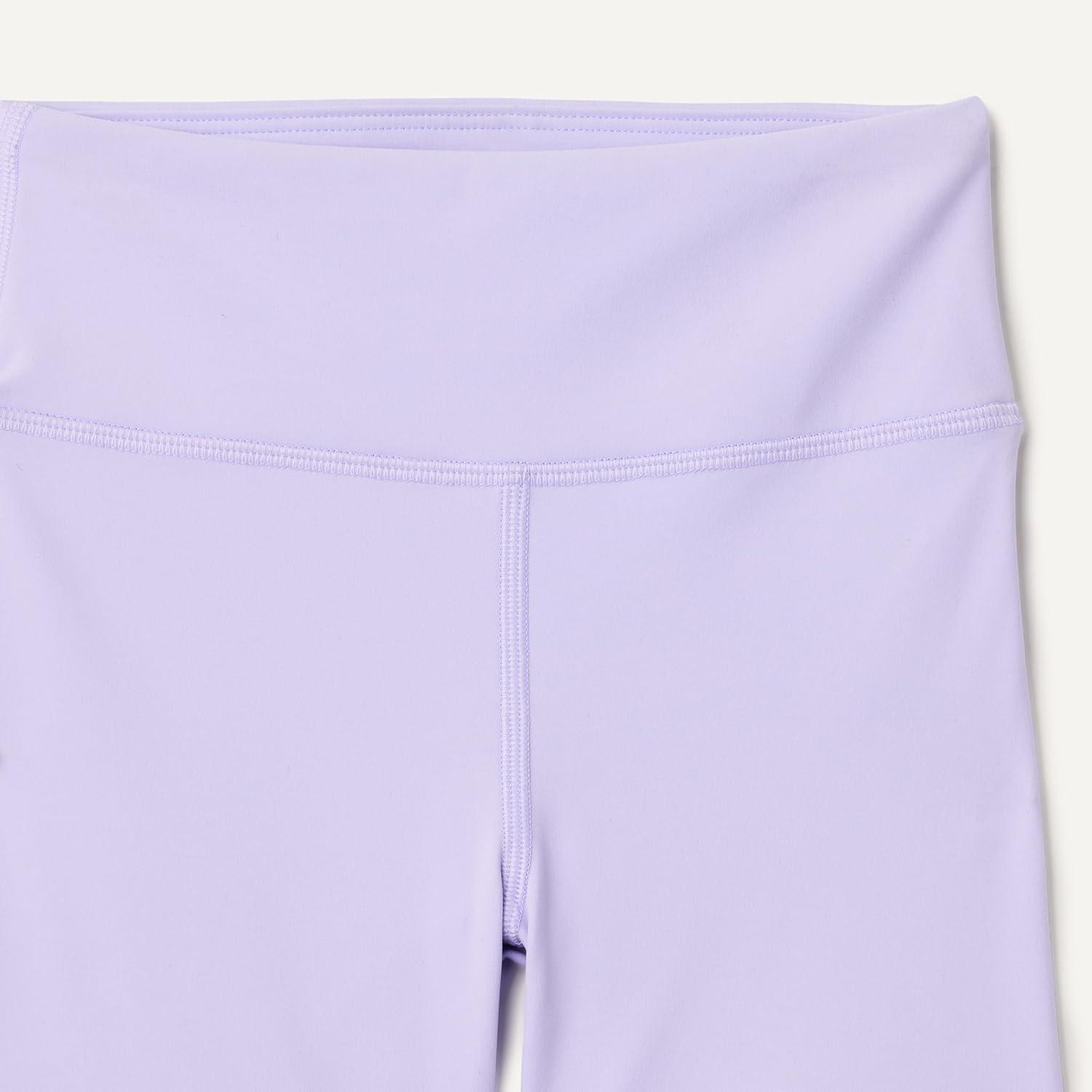 imageAmazon Essentials Girls Athletic Total Train Dance Volleyball Bike Shorts with 3quot InseamLavender