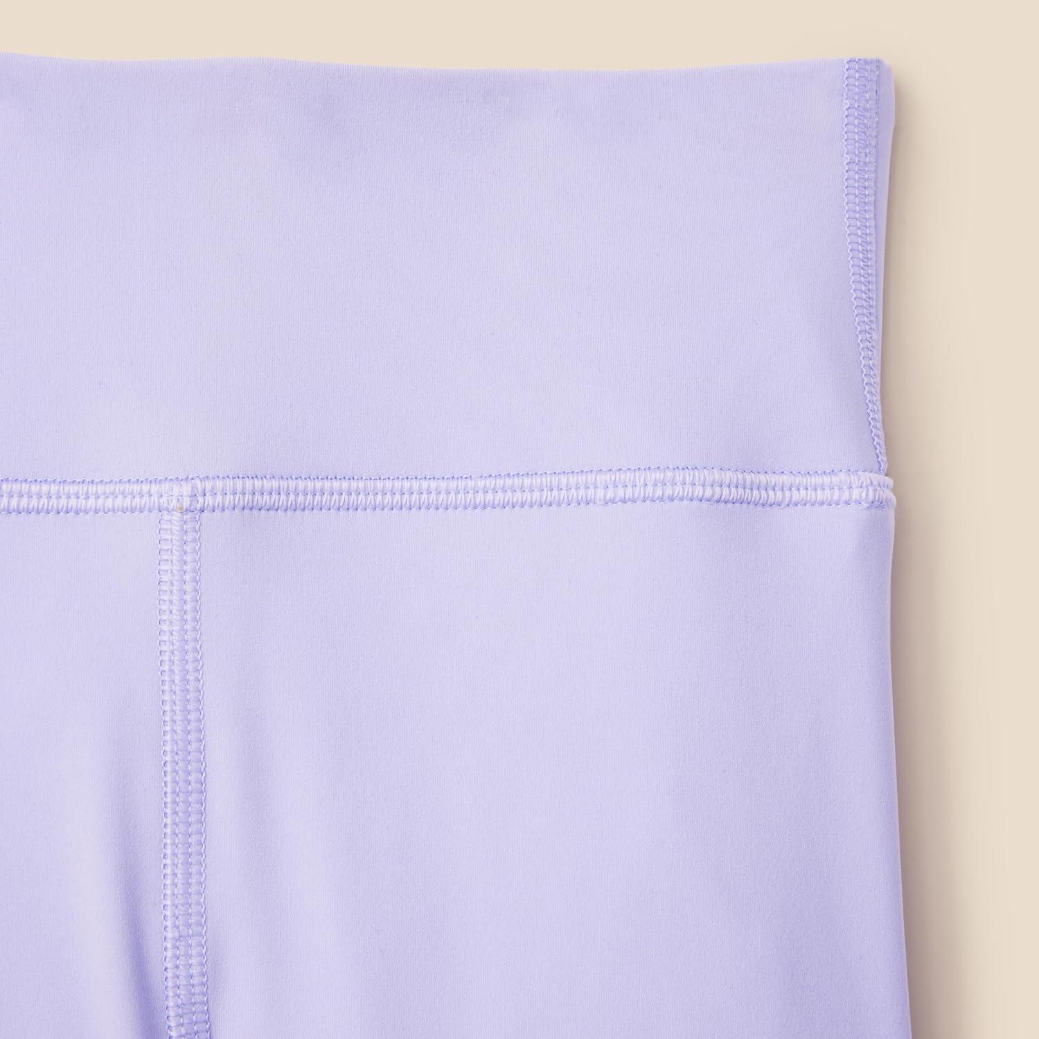 imageAmazon Essentials Girls Total Train Dance Workout High Waist Capri Athletic LeggingsLavender