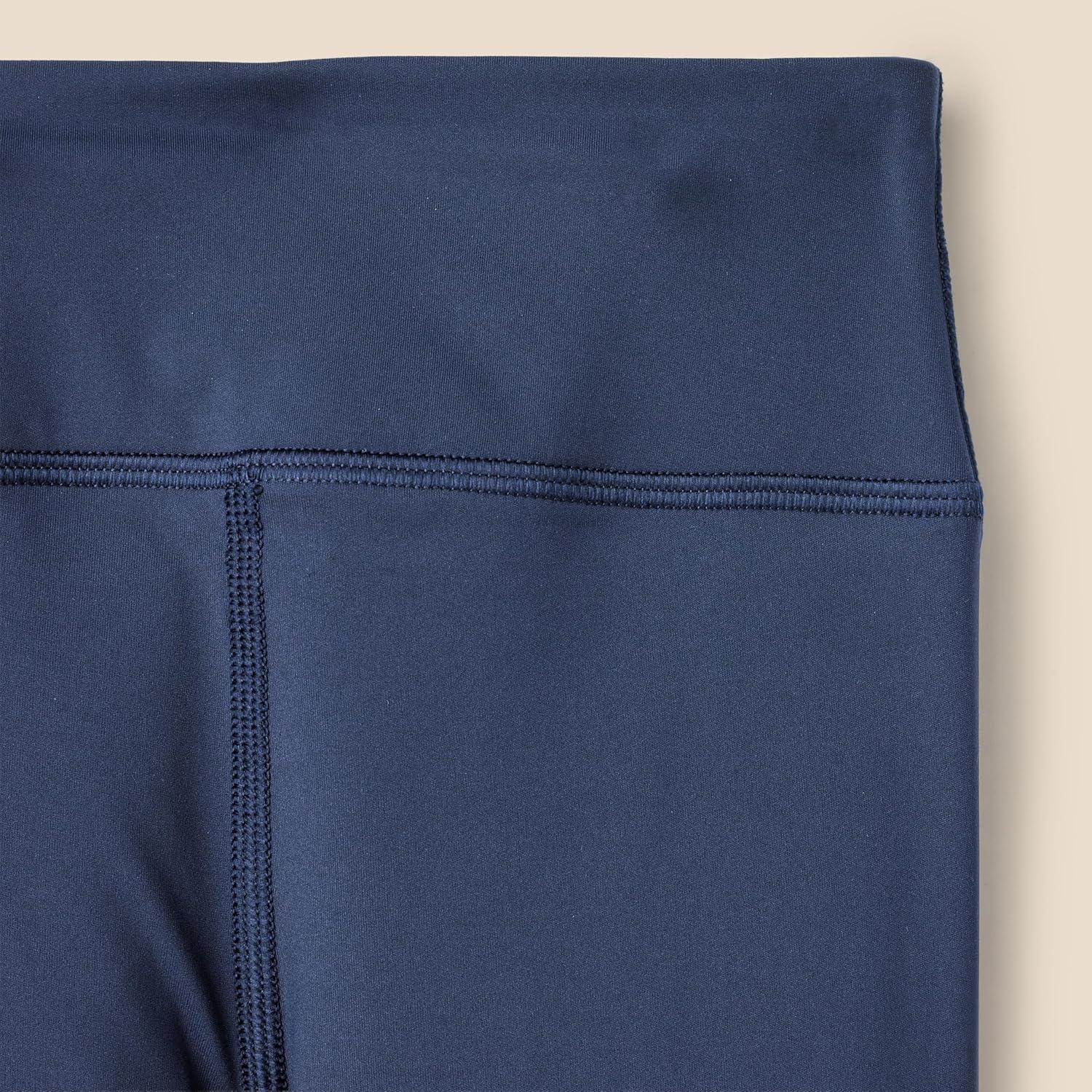 imageAmazon Essentials Girls Total Train Dance Workout High Waist Capri Athletic LeggingsNavy