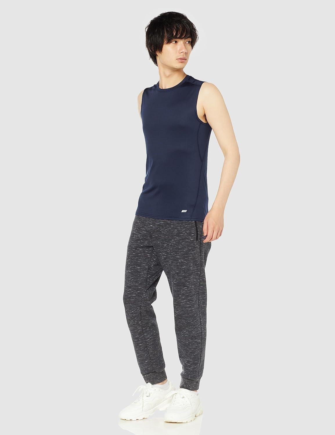 imageAmazon Essentials Mens Active Quick Dry Tech Stretch Lightweight Sleeveless Muscle Shirt MultipacksDark Blue