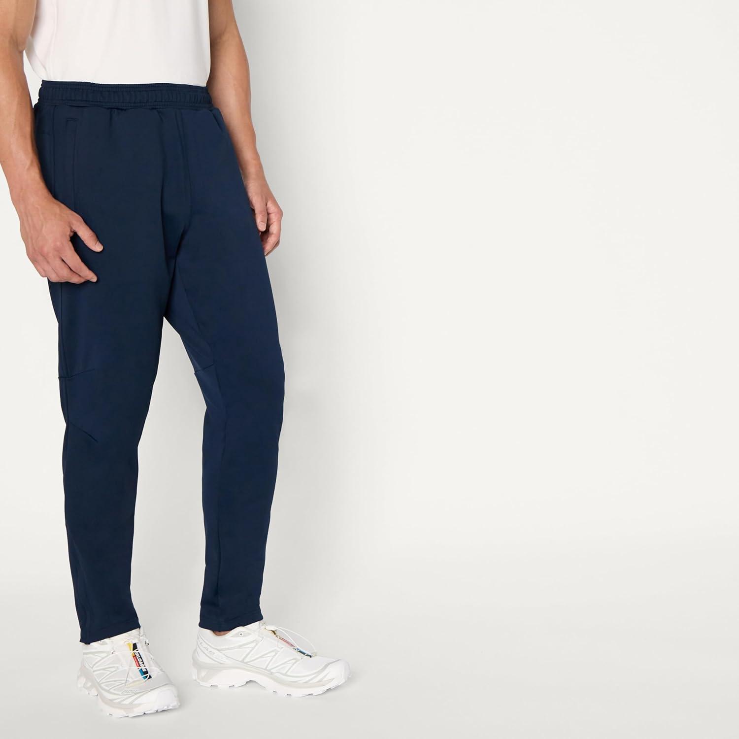 imageAmazon Essentials Mens Athletic Performance Stretch Knit Gym Ankle Length Tapered Training PantNavy