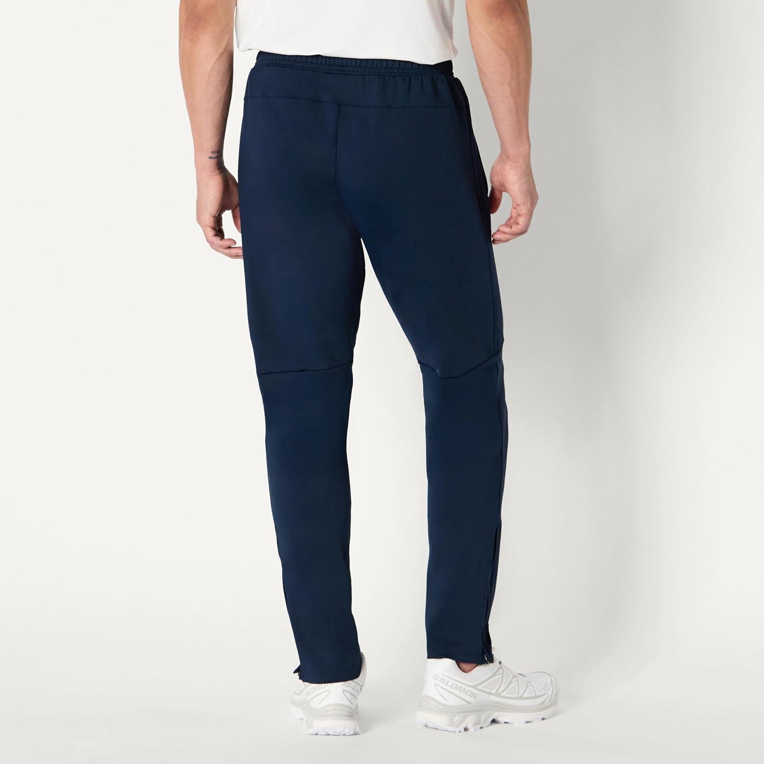 imageAmazon Essentials Mens Athletic Performance Stretch Knit Gym Ankle Length Tapered Training PantNavy