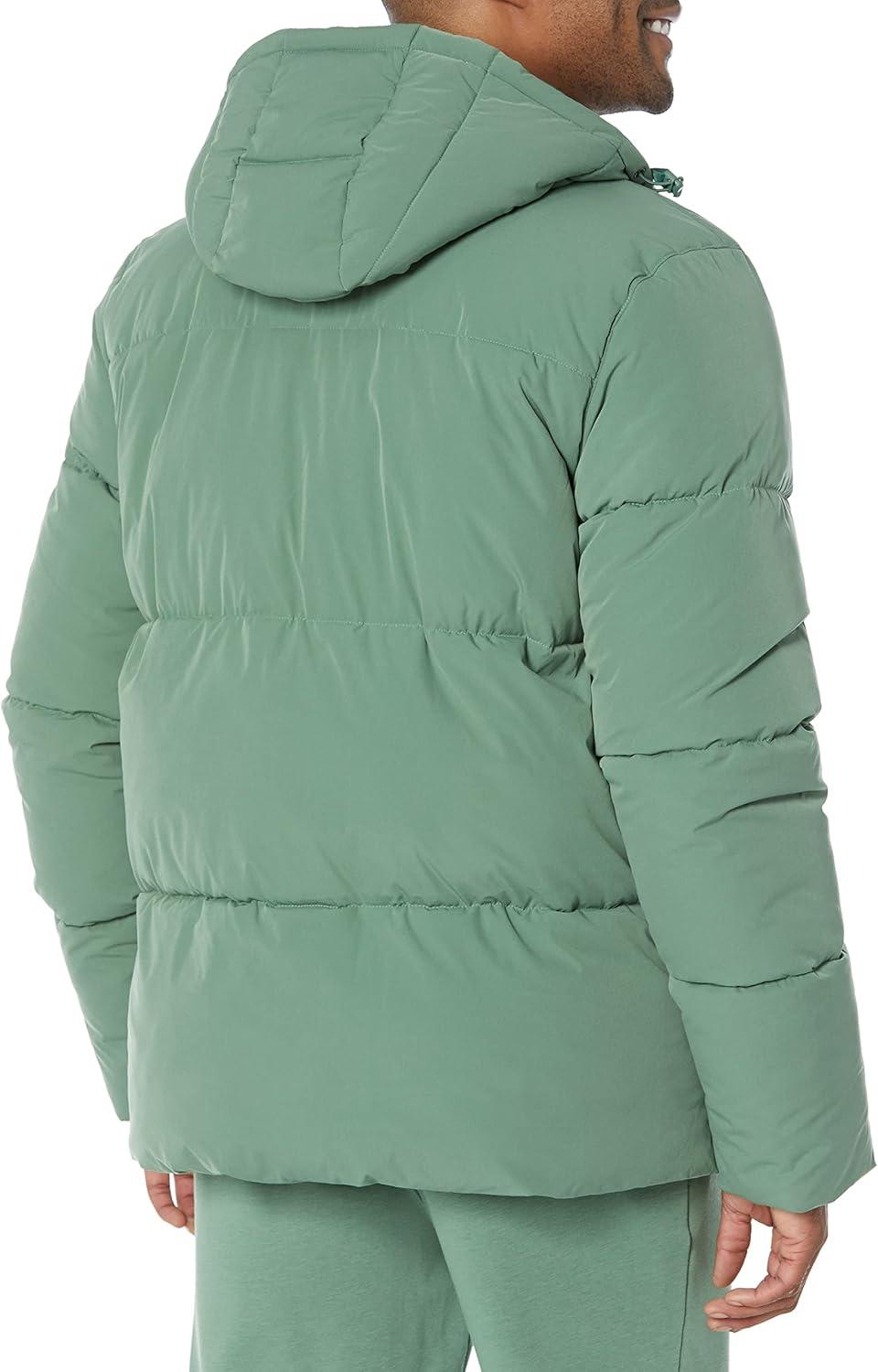 imageAmazon Essentials Mens MidLength Hooded Puffer Coat Available in Big ampamp TallSage Green