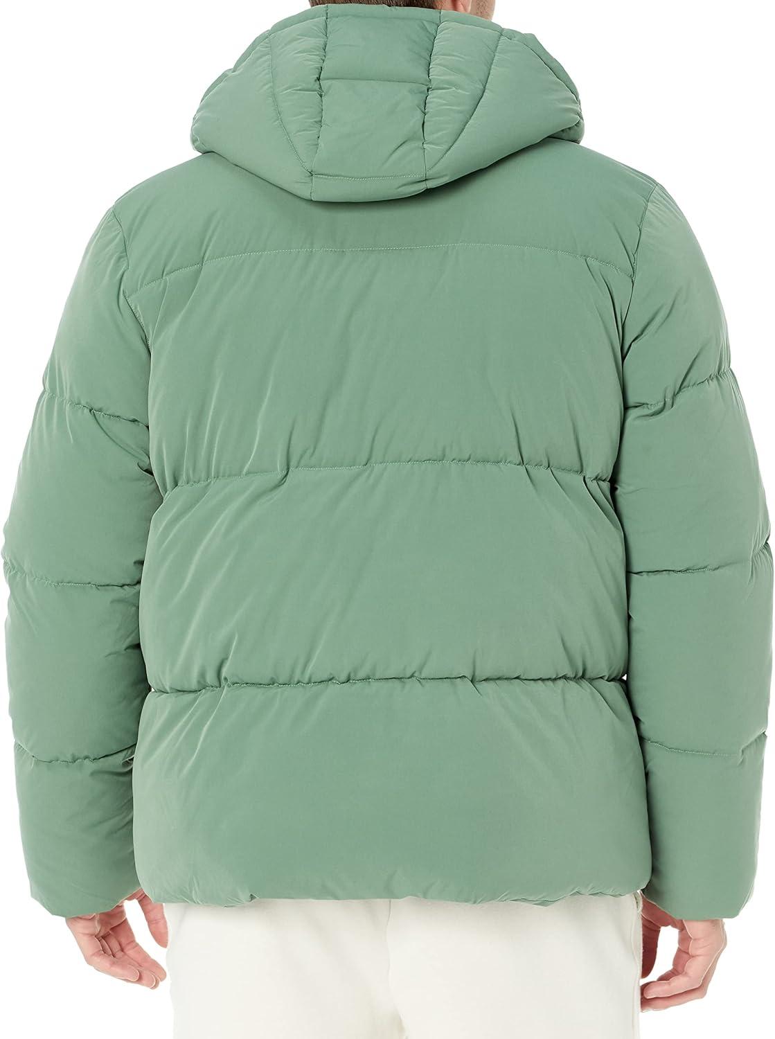 imageAmazon Essentials Mens MidLength Hooded Puffer Coat Available in Big ampamp TallSage Green