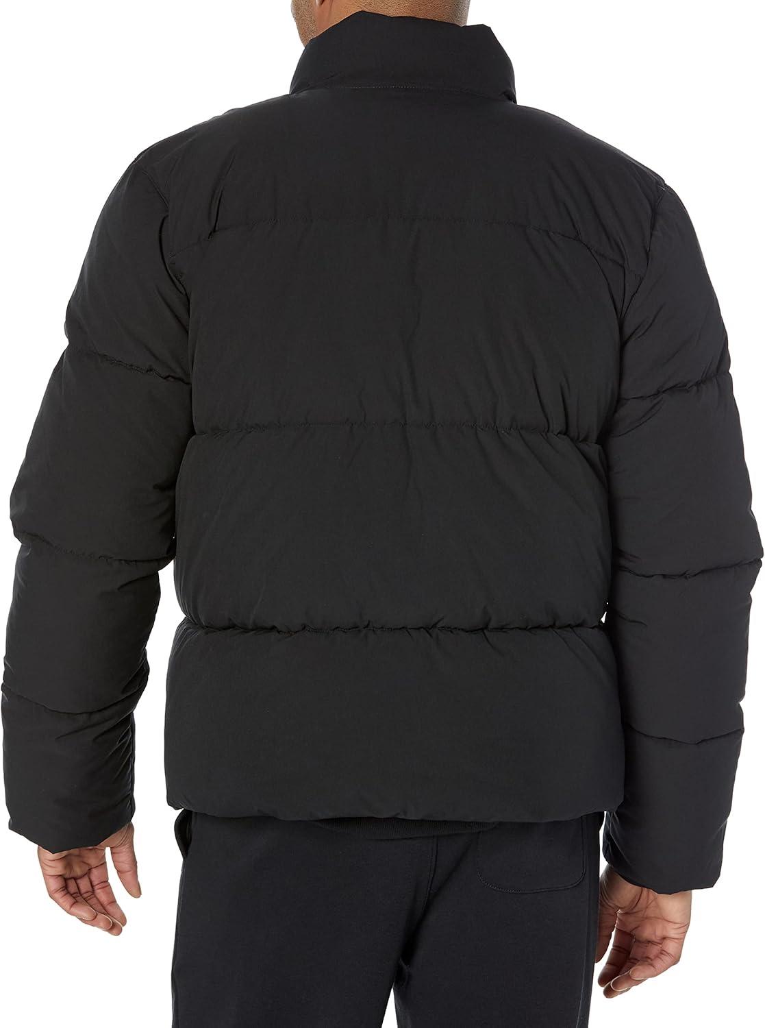 imageAmazon Essentials Mens Mock Neck Heavyweight Puffer Coat Available in Big ampamp TallBlack