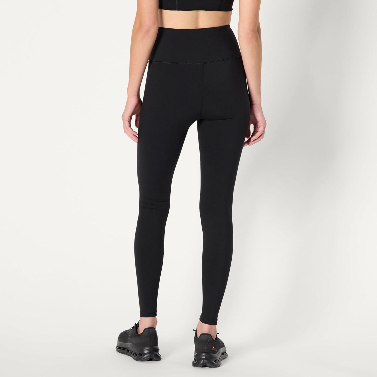 imageAmazon Essentials Womens Active Total Train High Waist 275quot Inseam Full Length Gym Workout LeggingsBlack