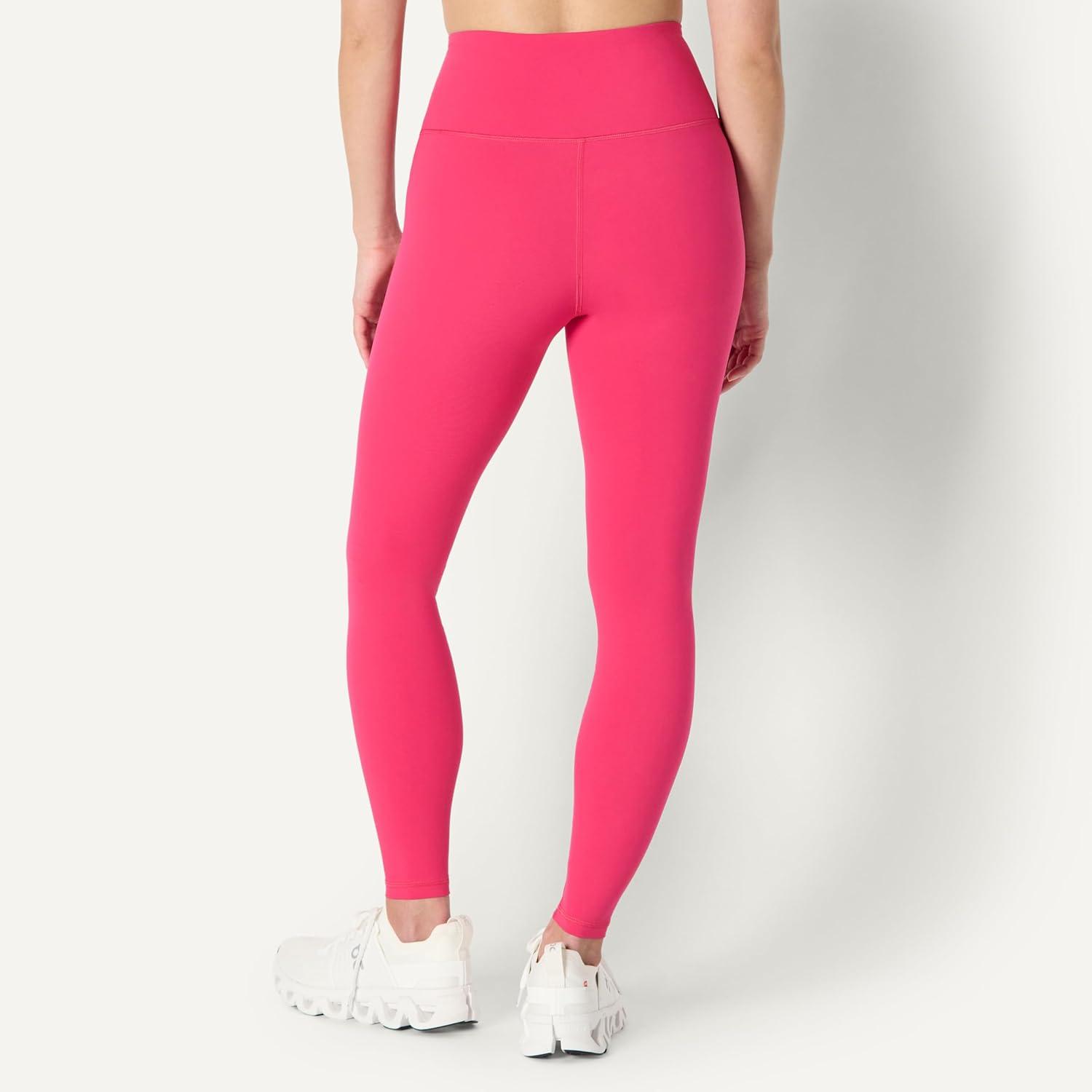 imageAmazon Essentials Womens Active Total Train High Waist 275quot Inseam Full Length Gym Workout LeggingsHot Pink