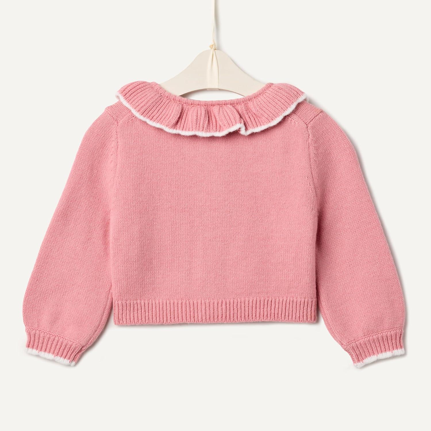 imageAmazon Essentials x Sofia Grainge Babies Toddlers and Girls Cardigan SweaterBlush